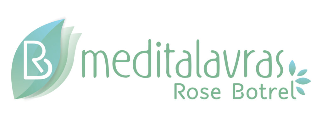 Logotipo Meditalavras Rose Botrel