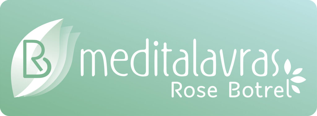 Logotipo Meditalavras Rose Botrel